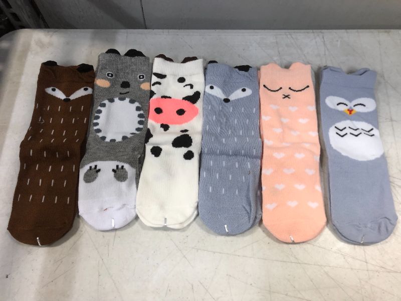 Photo 1 of fasker 6 pairs unisex infants socks