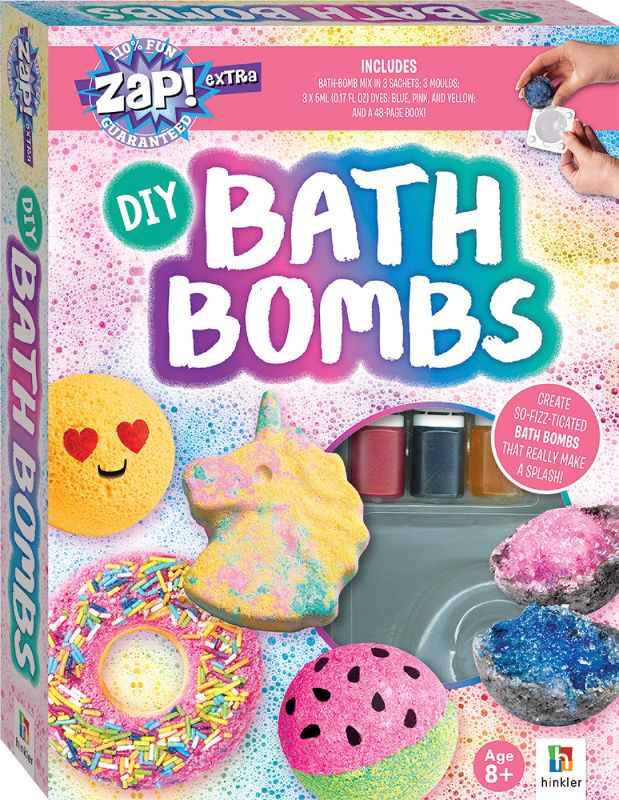 Photo 1 of DIY Bath Bomb Kit-This Complete Kit includes all you need to create Bath Bombs that really make a Splash! Paperback – November 6, 2019
