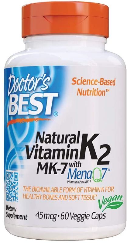 Photo 1 of 03/23Doctor's Best Natural Vitamin K2 MK-7 with MenaQ7 White No Flavor, 60 Count
