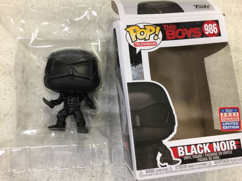 Photo 2 of Funko Pop! TV: The Boys - Black Noir, Multicolor, Amazon Funkon Exclusive
