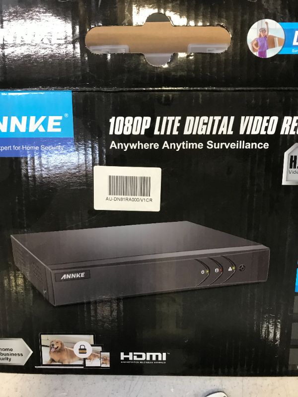 Photo 1 of ANNKE 5MP Lite H.265+ Surveillance DVR Recorder, 8CH Hybrid 5-in-1 CCTV DVR for Security Camera, Supports 8CH Analog and 2CH IP Cameras, Easy Remote Access, Motion Detection(No Hard Drive)
