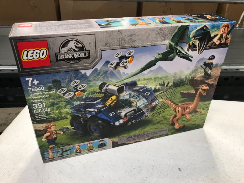 Photo 1 of new sealed box--LEGO Jurassic World Gallimimus and Pteranodon Breakout Fun Dinosaur Toy for Kids 75940