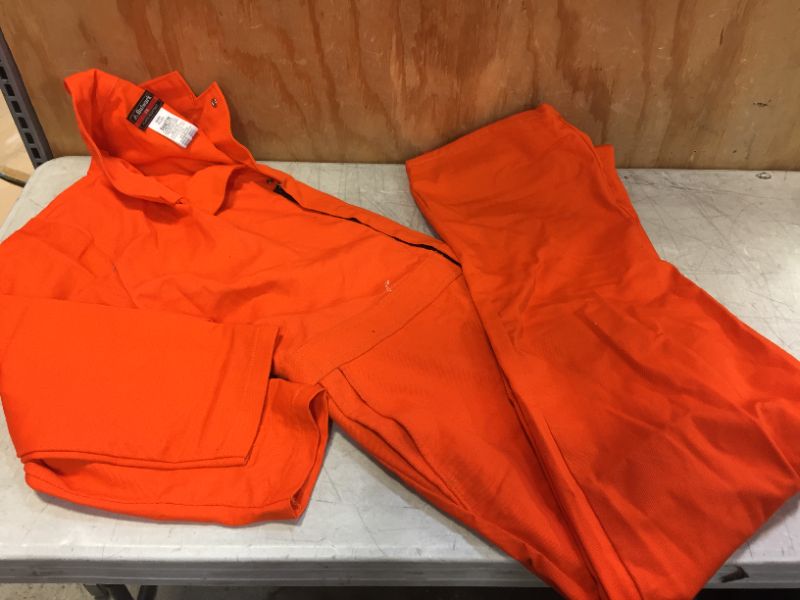 Photo 2 of Bulwark Premium Coverall - CEC2OR5 - 6 oz. 58 Orange SIZE 44-RG ++NO PACKAGE 