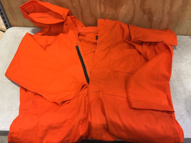 Photo 6 of Bulwark Premium Coverall - CEC2OR5 - 6 oz. 58 Orange SIZE 44-RG ++NO PACKAGE 