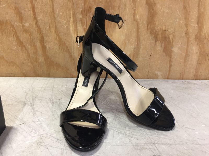 Photo 1 of ++GENERIC BRAND +++Nine West Women's Pruce Ankle Strap Block Heel Sandals black sy  size 7.5