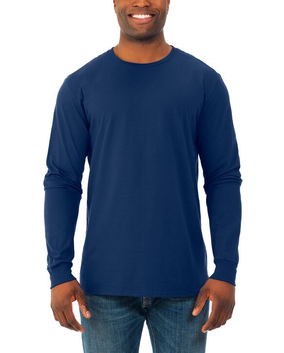 Photo 1 of 2pack men's long sleeve blue t-shirt size 3XL