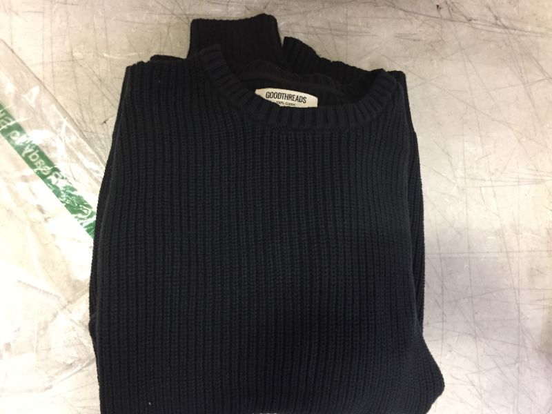 Photo 2 of goodthreads 100%cotton men's  sweater black