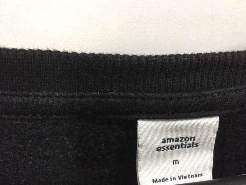 Photo 2 of amazon essensial men's black sweater  size M