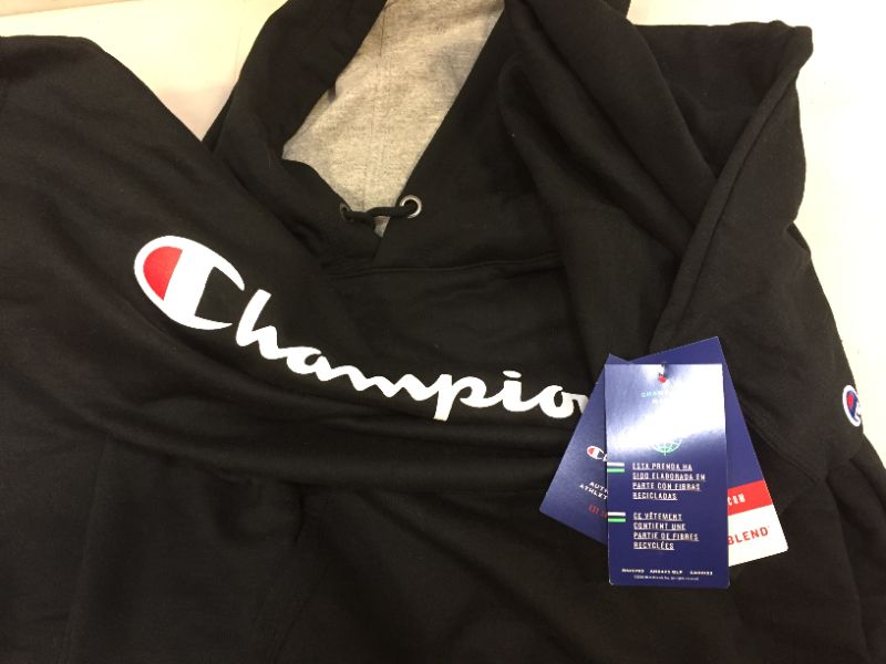 Photo 2 of champions men's long sleeve black color (scuff on it)