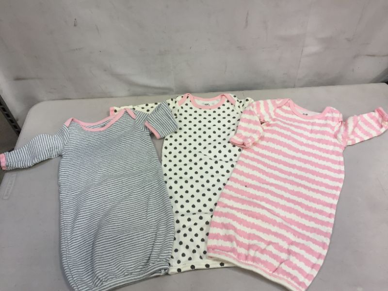 Photo 1 of set of 3++touch by nature new born Baby Cotton Gowns
