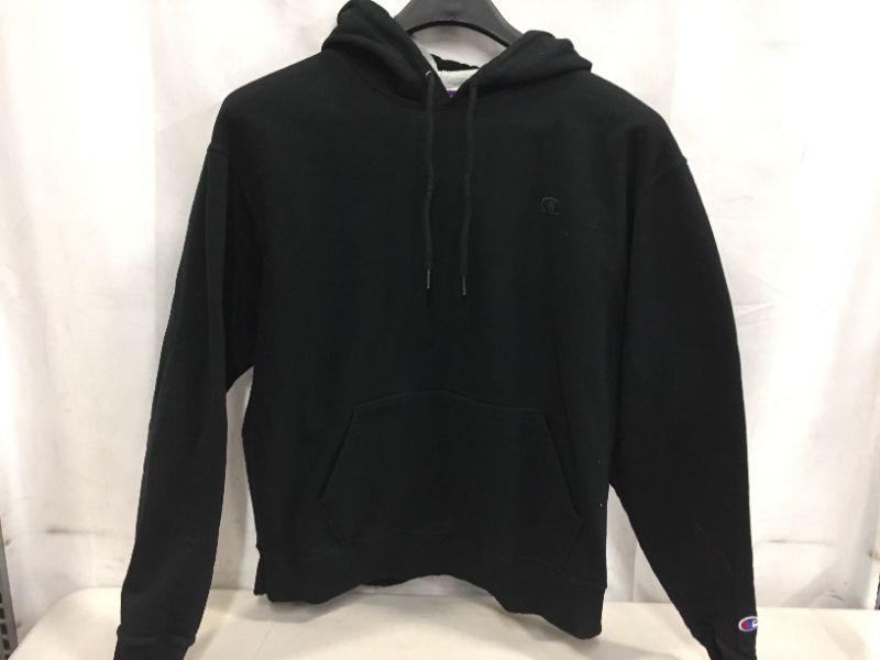 Photo 1 of black hoodie sweater with front packets  size L