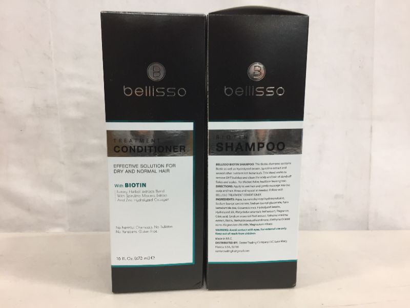 Photo 2 of Biotin Shampoo and Conditioner Set for Hair Growth | Thickening Anti Hair Loss Shampoo Treatment | Regrowth Shampoo & Conditioner for Dry Norma