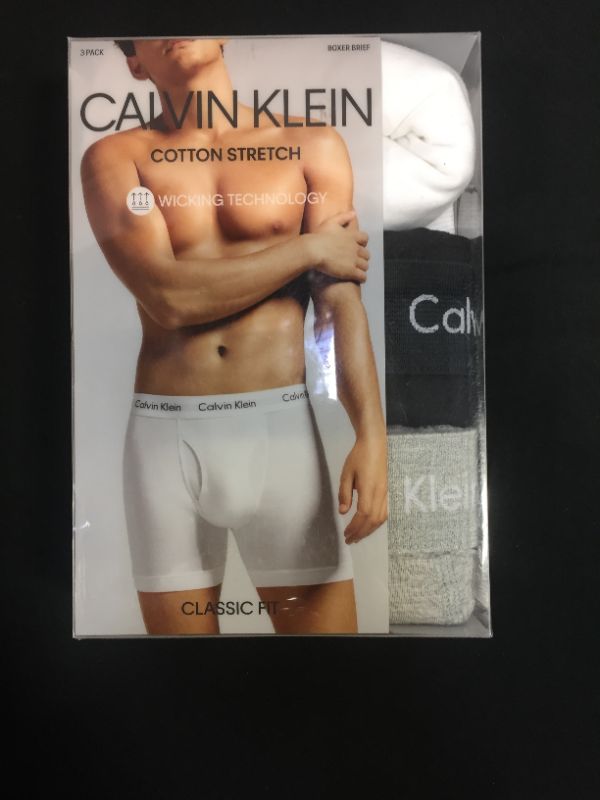 Photo 1 of Calvin Klein cotton stretch boxer briefs