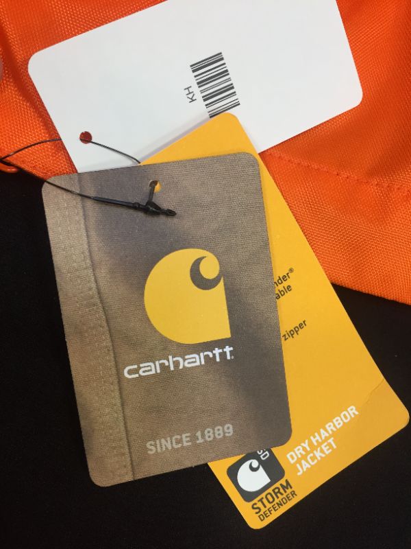 Photo 2 of Carhartt orange windbreaker jacket size 2XL 