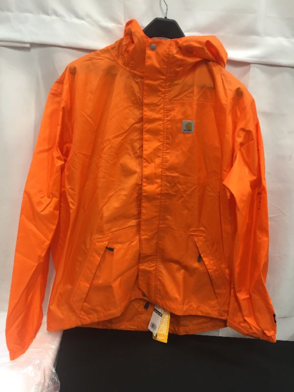 Photo 1 of Carhartt orange windbreaker jacket size 2XL 