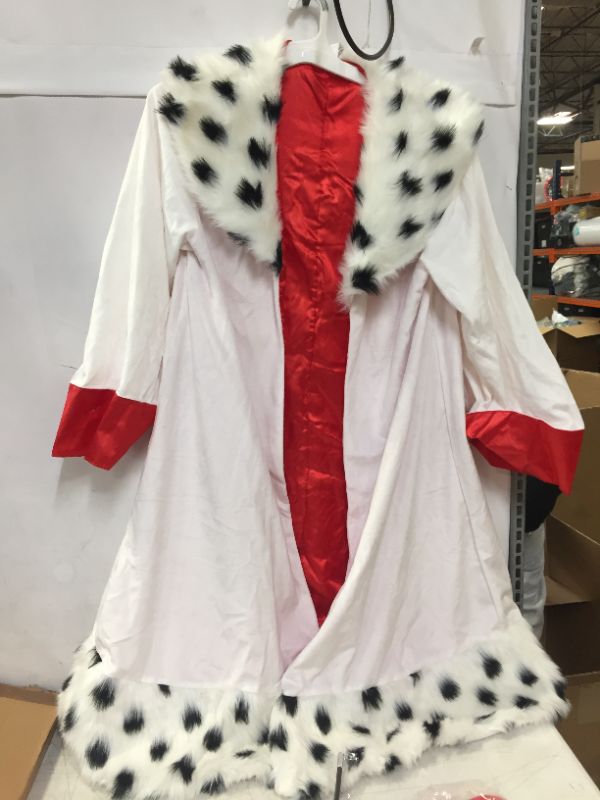 Photo 2 of Disguise 101 Dalmatians Animated Womens Cruella Jacket Deluxe Costume LARGE
