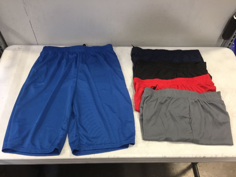 Photo 1 of 5 Pack Boys Shorts Active Wear Assorted Colors Size XL