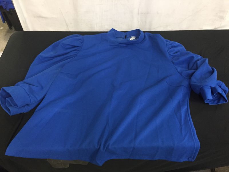 Photo 1 of 2XL BLUE WOMENS BLOUSE 