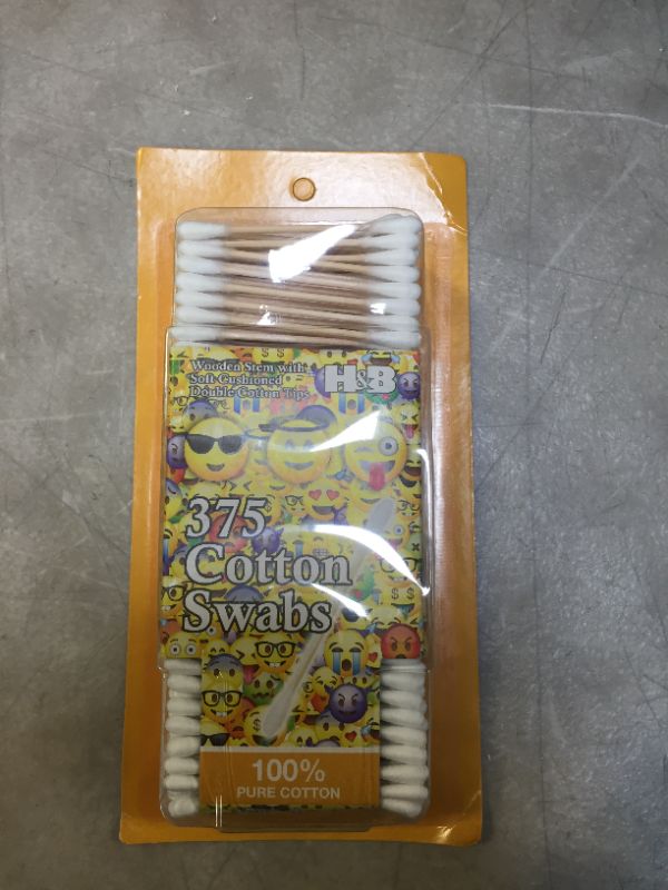 Photo 1 of 375 Cotton Swabs | Wooden Cotton Buds | Plastic-Free | Biodegradable & Sustainable