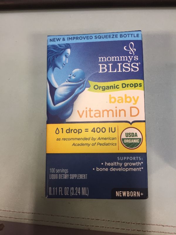Photo 1 of Organic Baby Vitamin D Drops 100 Servings EXP 2/23