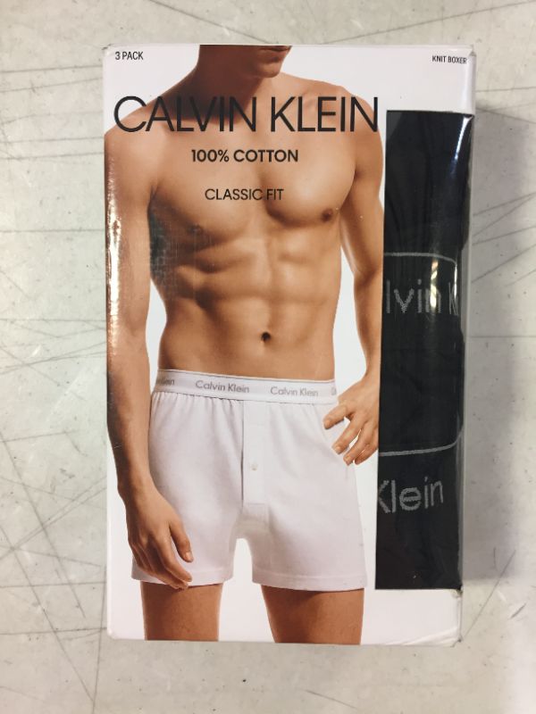 Photo 2 of Calvin Klein Men's 3pk Knit Boxer XLARGE
