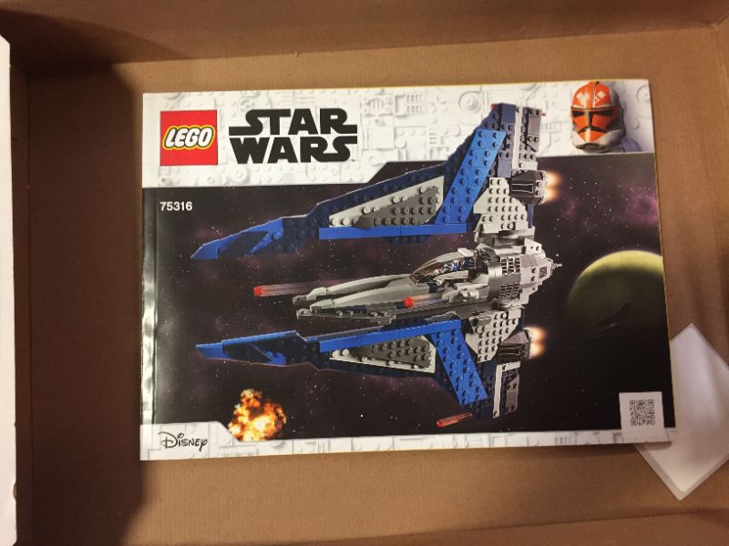 Photo 2 of LEGO Star Wars Mandalorian Starfighter 75316 Awesome Toy Building Kit for Kids Featuring 3 Minifigures; New 2021 (544 Pieces)
