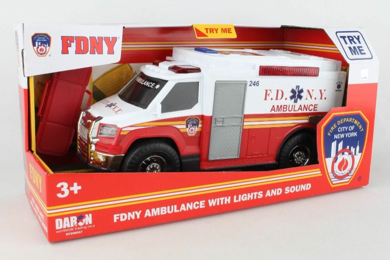 Photo 1 of Daron Fire Department City of New York Ambulance w/ Lights, Sounds & Stretcher (FDNY)
