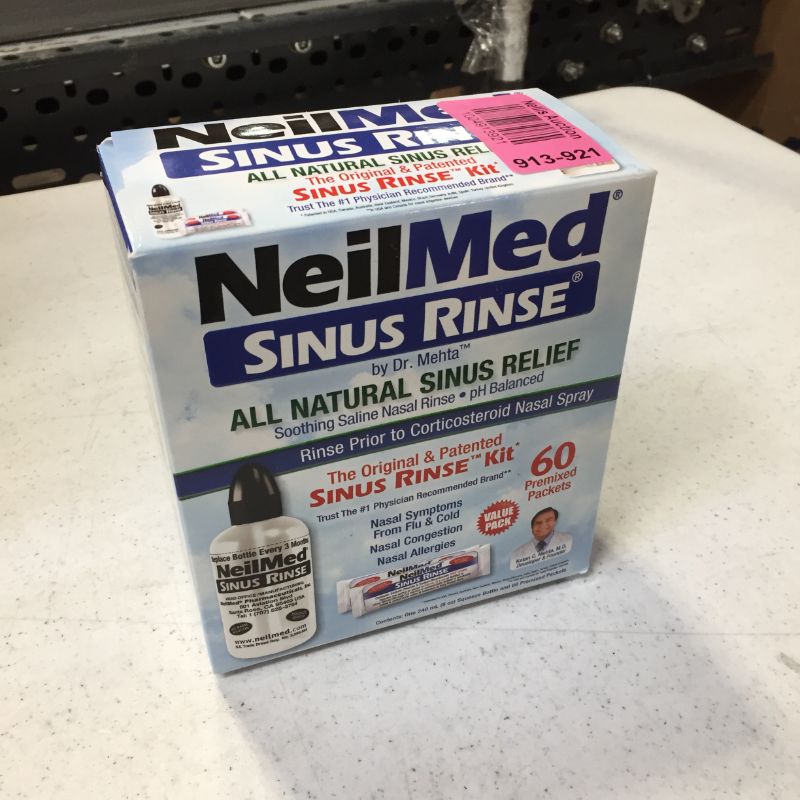 Photo 2 of  NeilMed Sinus Rinse - A Complete Sinus Nasal Rinse Kit With 60 Premixed Packets