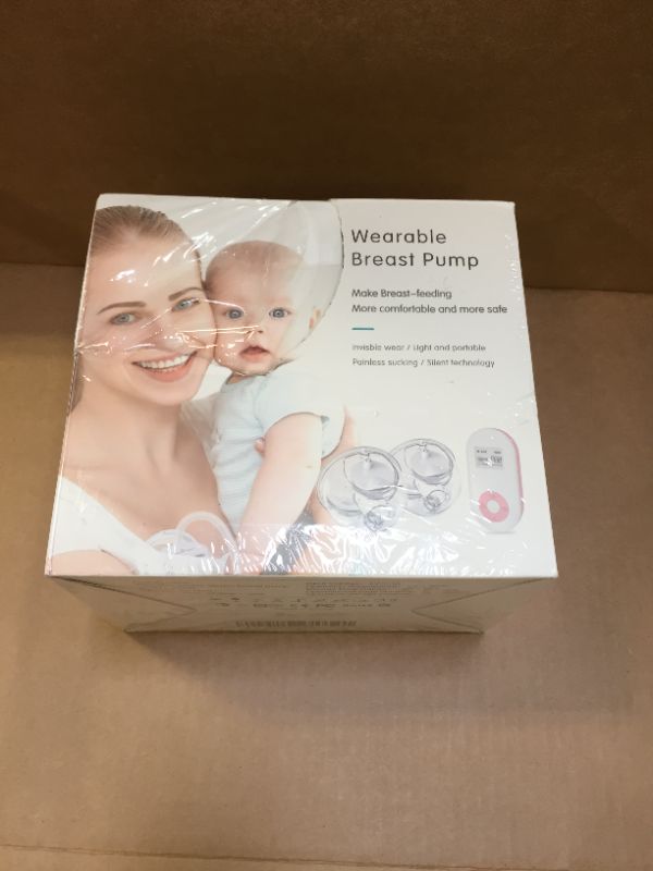 Photo 2 of Hands Free Breast Pump Double Wearable Breast Pumps Portable Electric Breast Milkpump Pain-Free Breastfeeding Pump Auto Breast Pump with Massage Mode Breast Pump Automatic Breastfeeding Pump
---- factory sealed **packaging damage***