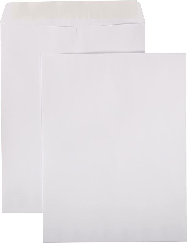 Photo 1 of Amazon Basics Catalog Mailing Envelopes, Peel & Seal, 10x13 Inch, White, 100-Pack
