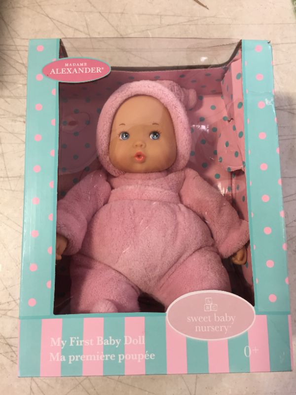 Photo 1 of Madame Alexander My First Baby Powder Pink Doll 12 inches
