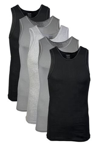 Photo 1 of Gildan Men's A-Shirts Tanks Multipack Large