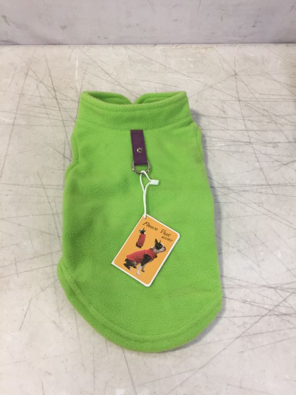 Photo 1 of Fleece Vest For Small to Medium Size Dogs, Green