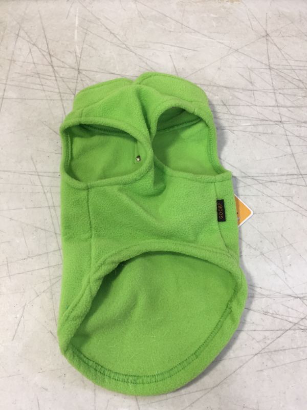 Photo 2 of Fleece Vest For Small to Medium Size Dogs, Green