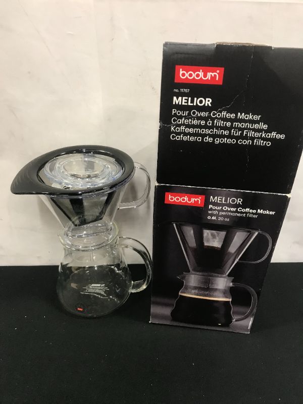 Photo 2 of Bodum Melior Pour Over Coffee Dripper, 20 Oz, Black