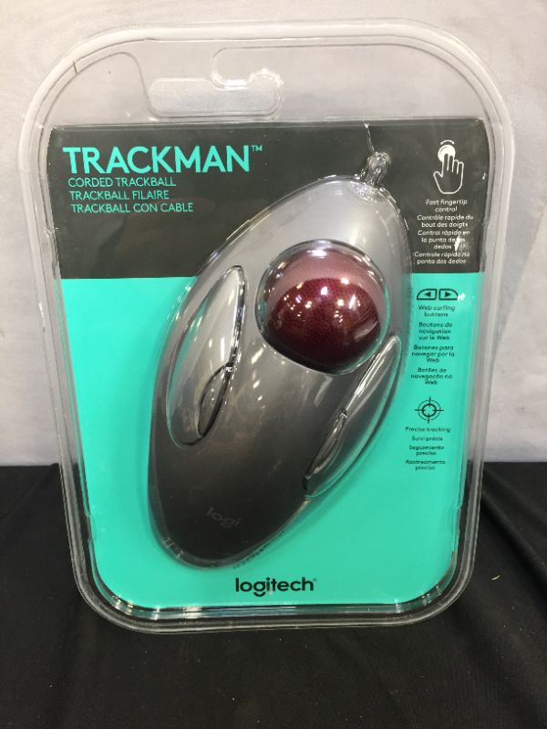 Photo 2 of Logitech Optical Trackball Marble Mouse
