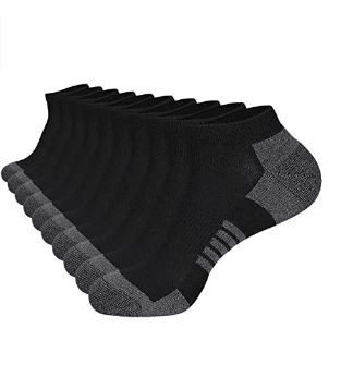 Photo 1 of COOVAN 10 Pairs Mens Ankle Socks Men 10 Pack Low Cut Comfort Cushion Casual Socks
