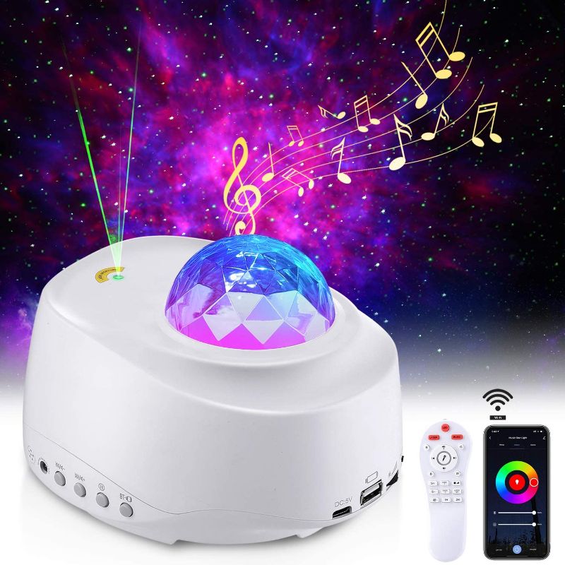 Photo 1 of Star Projector Night Light Projector Galaxy Light for Kids Bedroom Home Decor App and Remote Control
