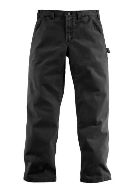 Photo 1 of Carhartt Men's SIZE 30x30 Black Cotton Straight Leg Non-Denim Bottoms
