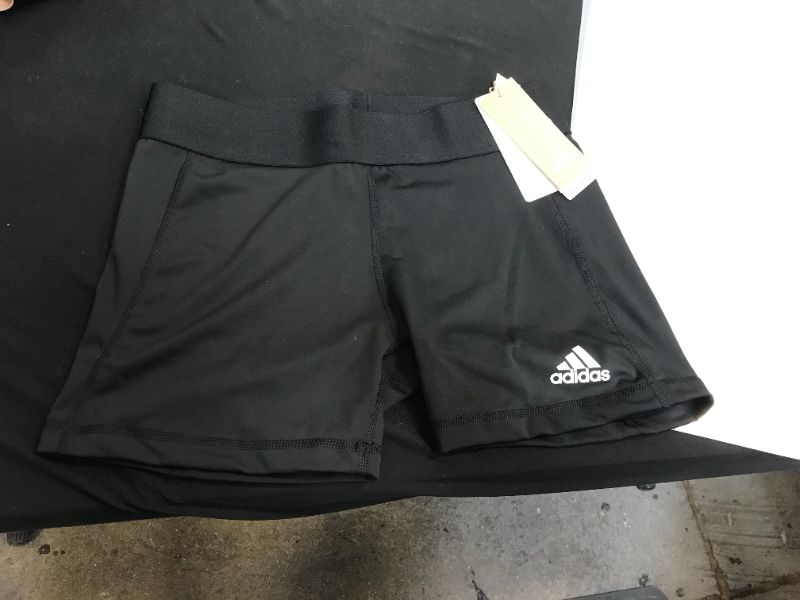 Photo 2 of Adidas Women's Tech Fit 4" Spandex Short-black SIZE MEDIUM
