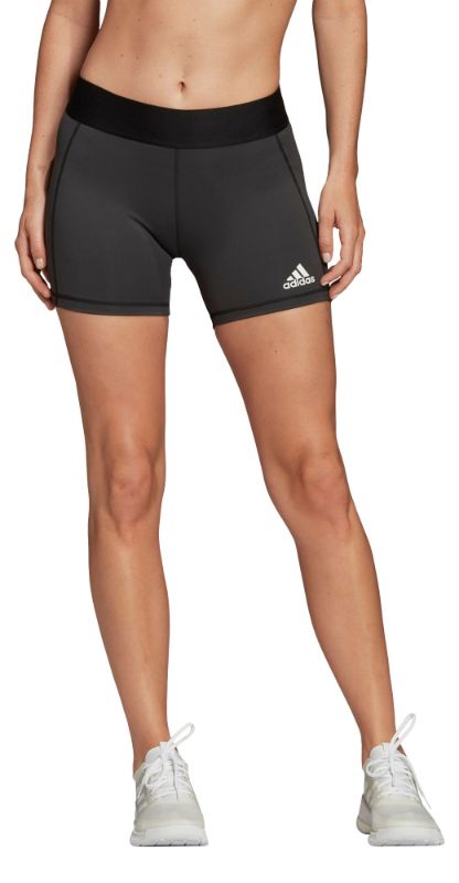 Photo 1 of Adidas Women's Tech Fit 4" Spandex Short-black SIZE MEDIUM
