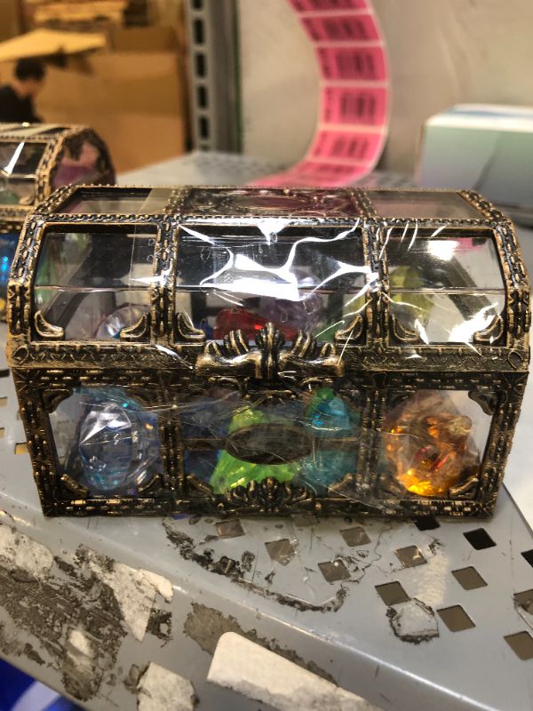 Photo 1 of G.C Dive Gem Pool Toys Treasure Chest Colorful Sinking Gem Pirate Diving Toys Set Summer Underwater Swimming Toy Set Games for Kids (Random Color)
