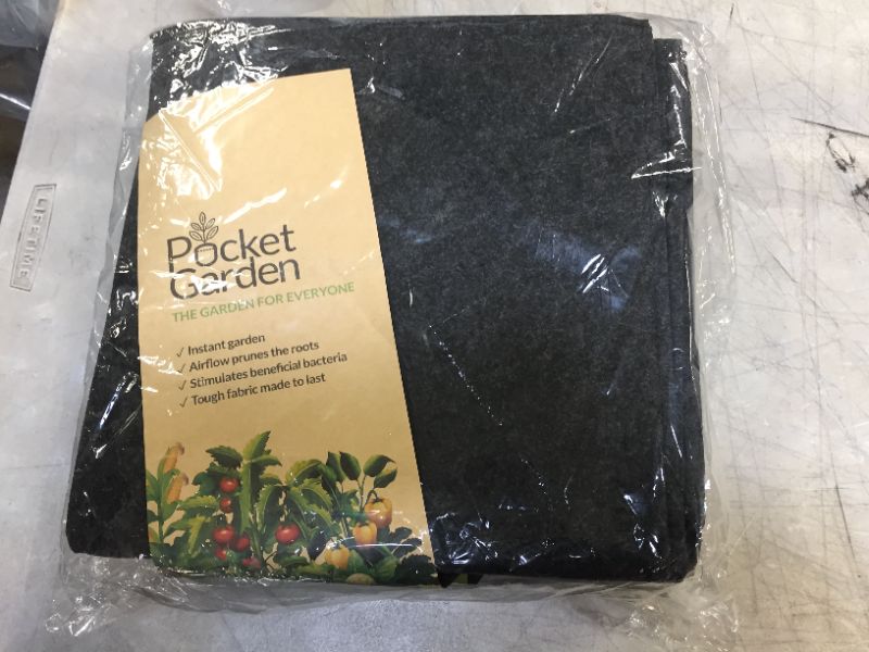 Photo 2 of 2 Pack x Pocket Garden 57G Extra Tough Fabric Raised Bed Planter - Felt Container 2 x 4 Feet Nonwoven Materials