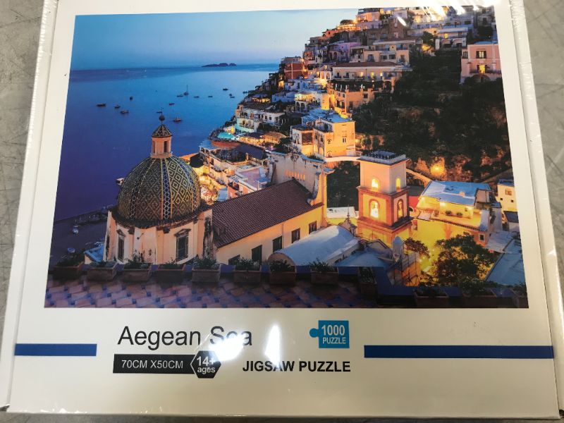 Photo 1 of 1000 pc jigsaw puzzle aegean sea 