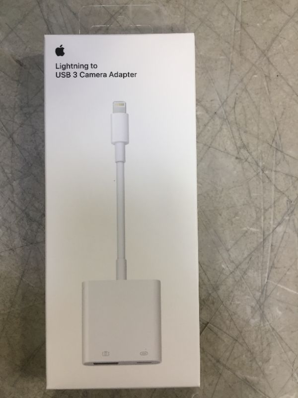 Photo 2 of Apple Lightning to USB3 Camera Adapter brand new factory sealed

