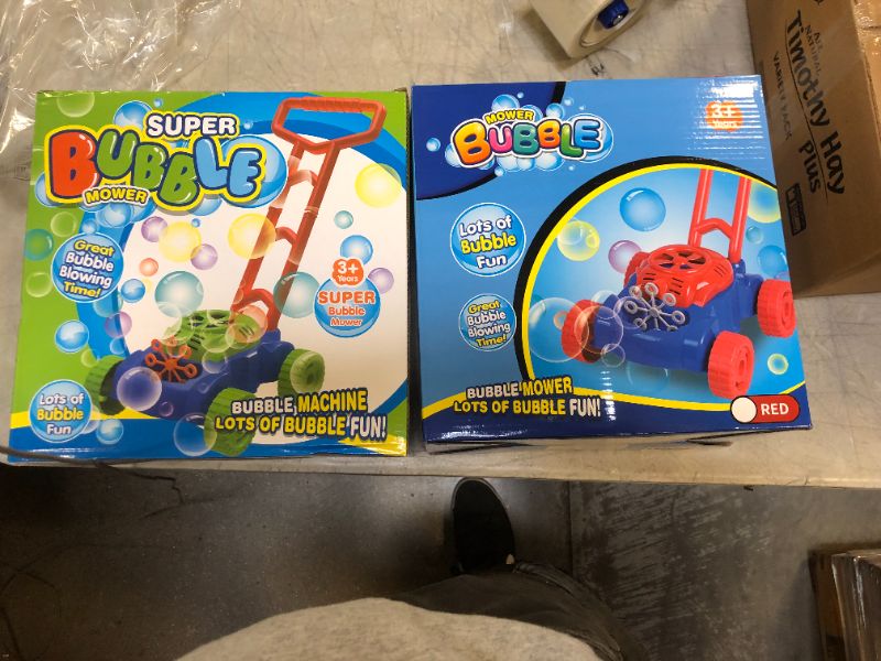 Photo 1 of Kids Super Bubble Mower 2 Pack 