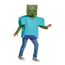 Photo 1 of Minecraft Classic Zombie Costume for Kids
