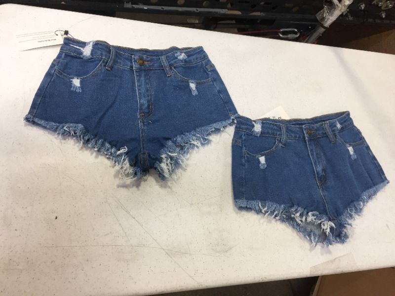 Photo 1 of size 2 DAISY DUKES dancer shorts super short booty shorts 2 pack