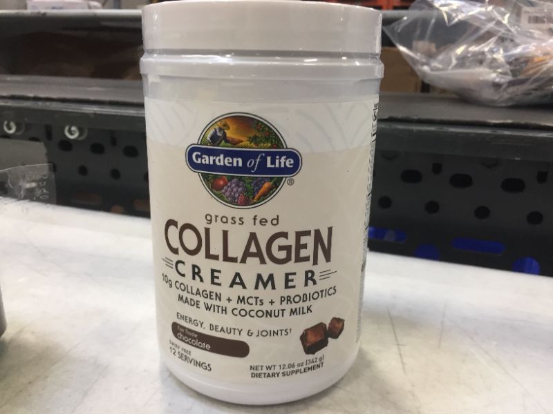 Photo 2 of grass fed collagen creamer 12 servings   12.06 oz  exp date 02-2022