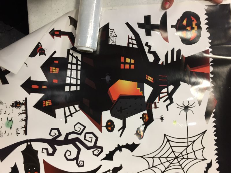 Photo 4 of HALLOWEEN WINDOW STICKWER DECALS, identical  5 PACK